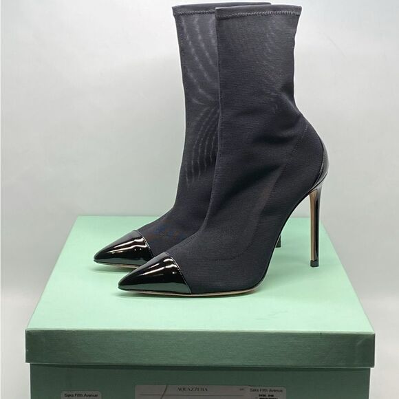 Aquazzura Thunder 105MM Mesh Booties size 37 - Picture 10 of 12